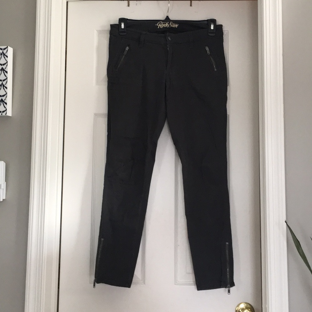 👖 Old Navy Gray denim skinny jeans sz 8